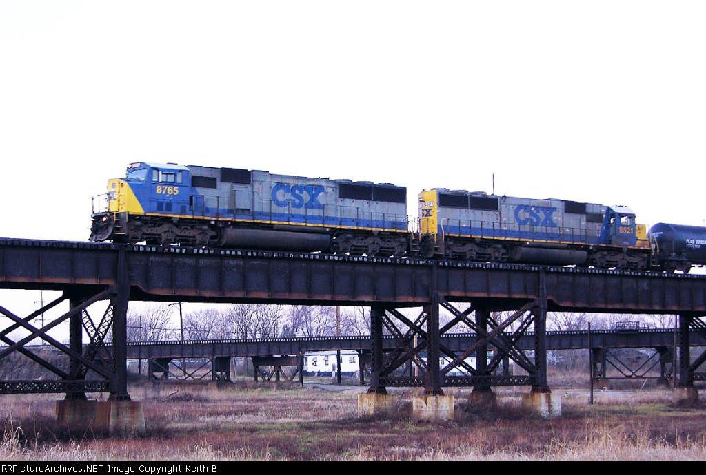 CSX 8765 and 8521